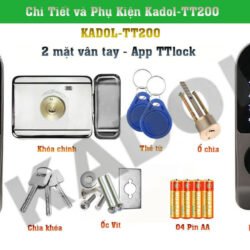 Thành phần bộ khóa cổng sắt Kadol TT200
