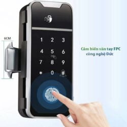 Công nghệ khóa cửa kính vân tay Kadol K899 Pro