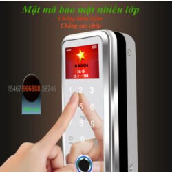 Khóa vân tay cửa kính Kadol K899 màu bạc