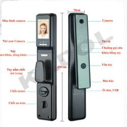 Các chức năng lắp đặt khóa cửa vân tay K789
