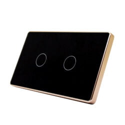 Công tắc cảm ứng thông minh Zigbee Qsmart Luxury 2 nút