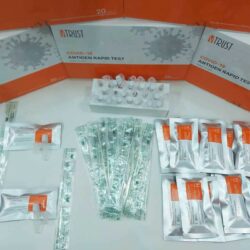 Hình ảnh thực tế Kit test nhanh Taidoc Vtrust