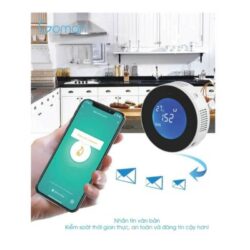 Thiết bị báo rò rỉ Gas thông minh Qsmart GM-GS365W tự động nhắn tin văn bản đến người dùng