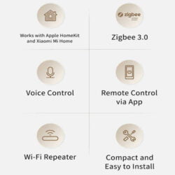 Các tính năng của bộ điều khiển trung tâm Zigbee Aqara