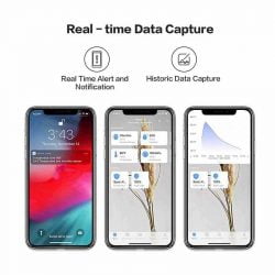 Dữ liệu của cảm biến đo nhiệt độ, độ ẩm Aqara WSDCGQ11LM được lưu trữ trong ứng dụng