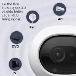 Camera G3 có thể làm Hub Zigbee 3.0, hỗ trợ điều khiển các thiết bị hồng ngoại