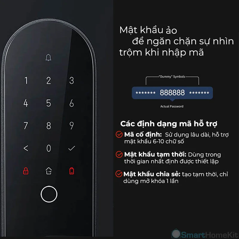 Khóa Aqara với công nghệ bảo mật cao giúp người dùng an tâm sử dụng