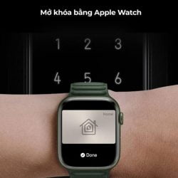 Khoá thông minh Aqara D100 được tích hợp tính năng mở khoá bằng Apple Watch