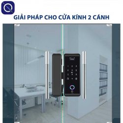Giải pháp lắp đặt cho cửa kính 2 cánh, cửa lùa