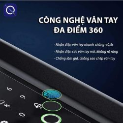 Nhận diện vân tay nhanh chóng, độ chính xác cao
