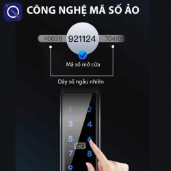 Công nghệ mã số ảo tại khoá cửa nhôm vân tay Kitos AL650