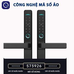 Công nghệ mã số ảo của khoá cửa vân tay cho cửa nhôm Kitos AL38
