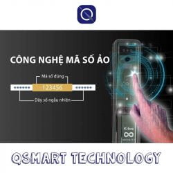 Công nghệ mã số ảo của Khoá vân tay FaceId cho cửa gỗ Kitos Infinity 3D