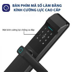 Khoá cửa vân tay Kitos G300 có mặt kính cường lực cao cấp