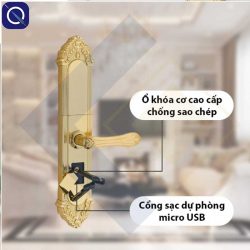 Tính năng chống sao chép ở khoá vân tay cho biệt thự