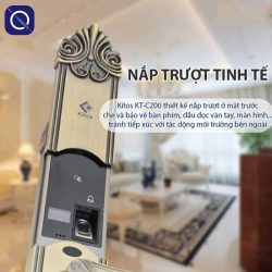 Nắp trượt tinh tế che chắn bảo vệ bộ phận bên trong khóa