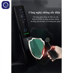 Công nghệ chống sốc điện tại khoá vân tay cho căn hộ cao cấp Kitos P830