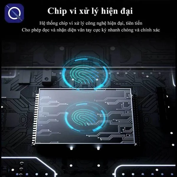 Khoá vân tay Kíto P830 sở hữu chip vi xử lý hiện đại