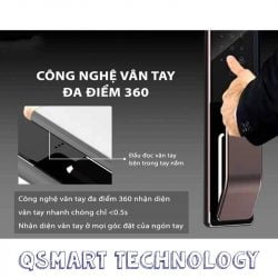 Công nghệ vân tay đa điểm tại khoá vân tay cho chung cư cao cấp Kitos X6