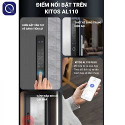 Điểm nổi bật của khoá vân tay cho cửa nhôm Xingfa Kitos AL110