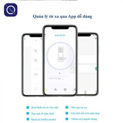 Khoá vân tay thông minh Kitos G900 Plus dễ dàng quản lý qua app