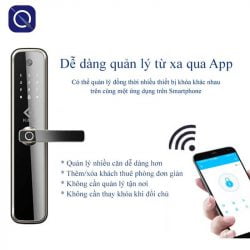 Khoá vân tay Kitos X3 dễ dàng quản lý qua app