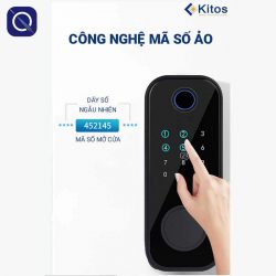 Công nghệ mã số ảo của khoá vân tay cửa cổng ngoài trời DL04