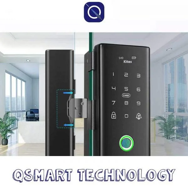 Khóa Vân Tay Cửa Kính Cường Lực Kitos GL80