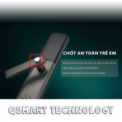 Khoá vân tay thông minh Kítos G900 với chốt an toàn trẻ em