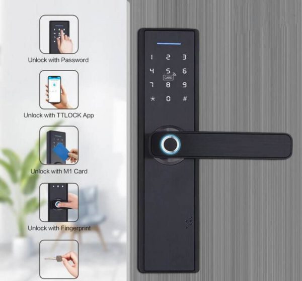 Khóa cửa thông minh tích hợp nhiều chức năng mở khóa an toàn